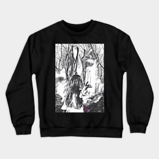 Ghosts in cemetery Crewneck Sweatshirt